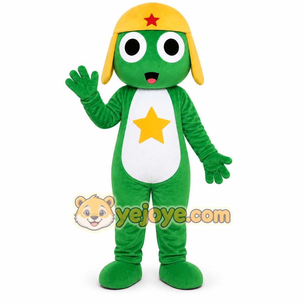 Green Frog Mascot Costume Green Frog Mascot Costume