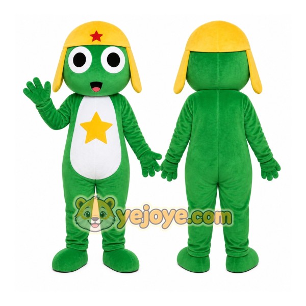 Green Frog Mascot Costume