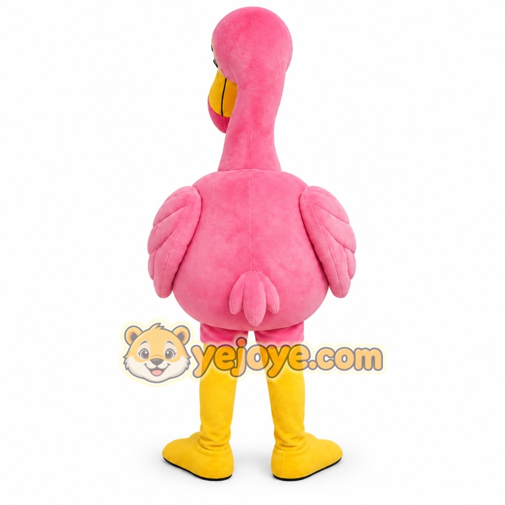 Pink Flamingo Mascot Costume Pink Flamingo Mascot Costume