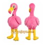 Pink Flamingo Mascot Costume
