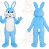 Blue Rabbit Mascot Costume