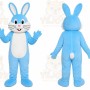 Blue Rabbit Mascot Costume