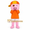 Construction Pig Girl Mascot Costume Construction Pig Girl Mascot Costume