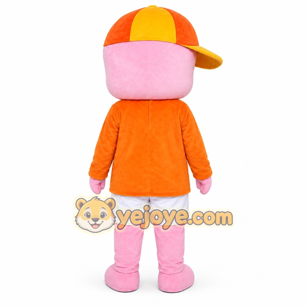 Construction Pig Girl Mascot Costume Construction Pig Girl Mascot Costume