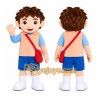 Cartoon Boy Mascot Costume Cartoon Boy Mascot Costume