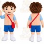 Cartoon Boy Mascot Costume