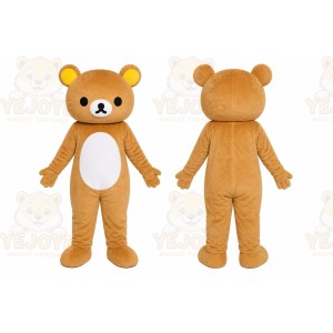 Tan Bear Mascot Costume