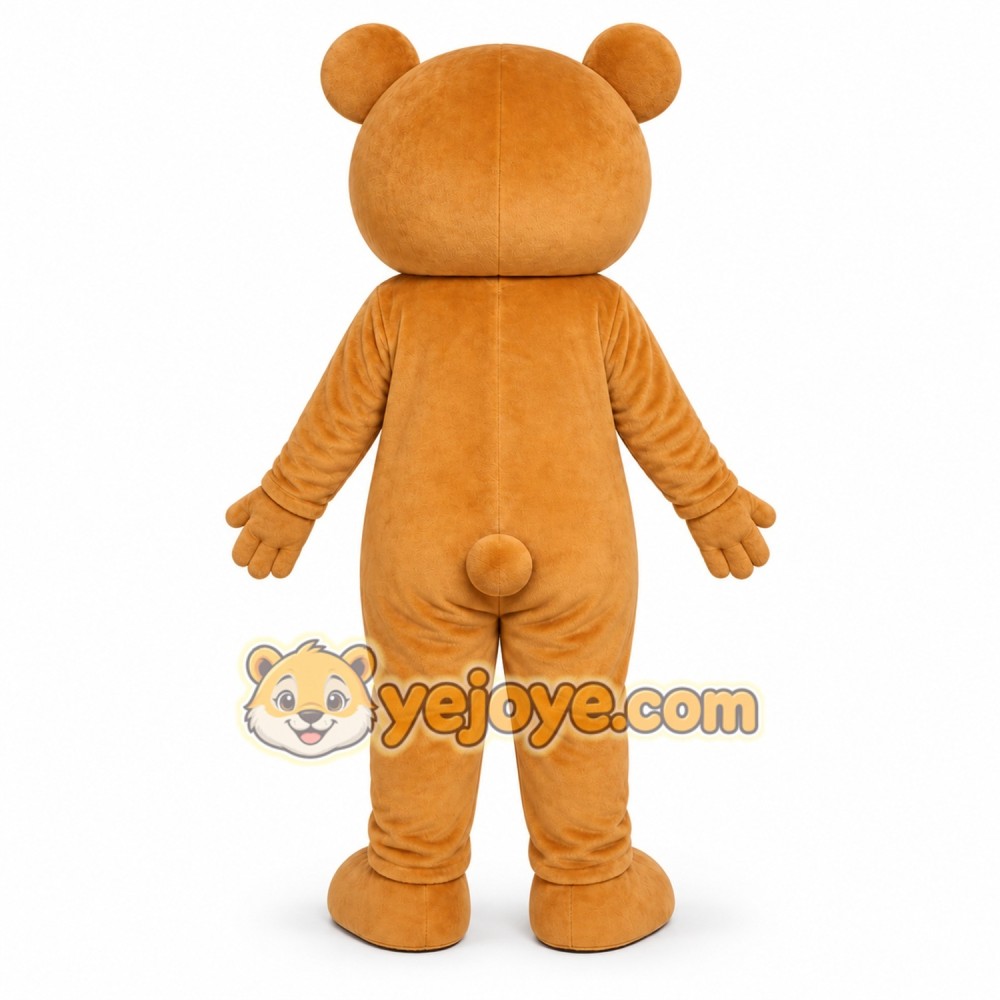 Tan Bear Mascot Costume Tan Bear Mascot Costume