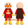 Red Superhero Boy Mascot Costume Red Superhero Boy Mascot Costume