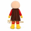 Red Superhero Boy Mascot Costume Red Superhero Boy Mascot Costume