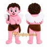 Curly Hair Boy Mascot Costume