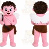 Curly Hair Boy Mascot Costume