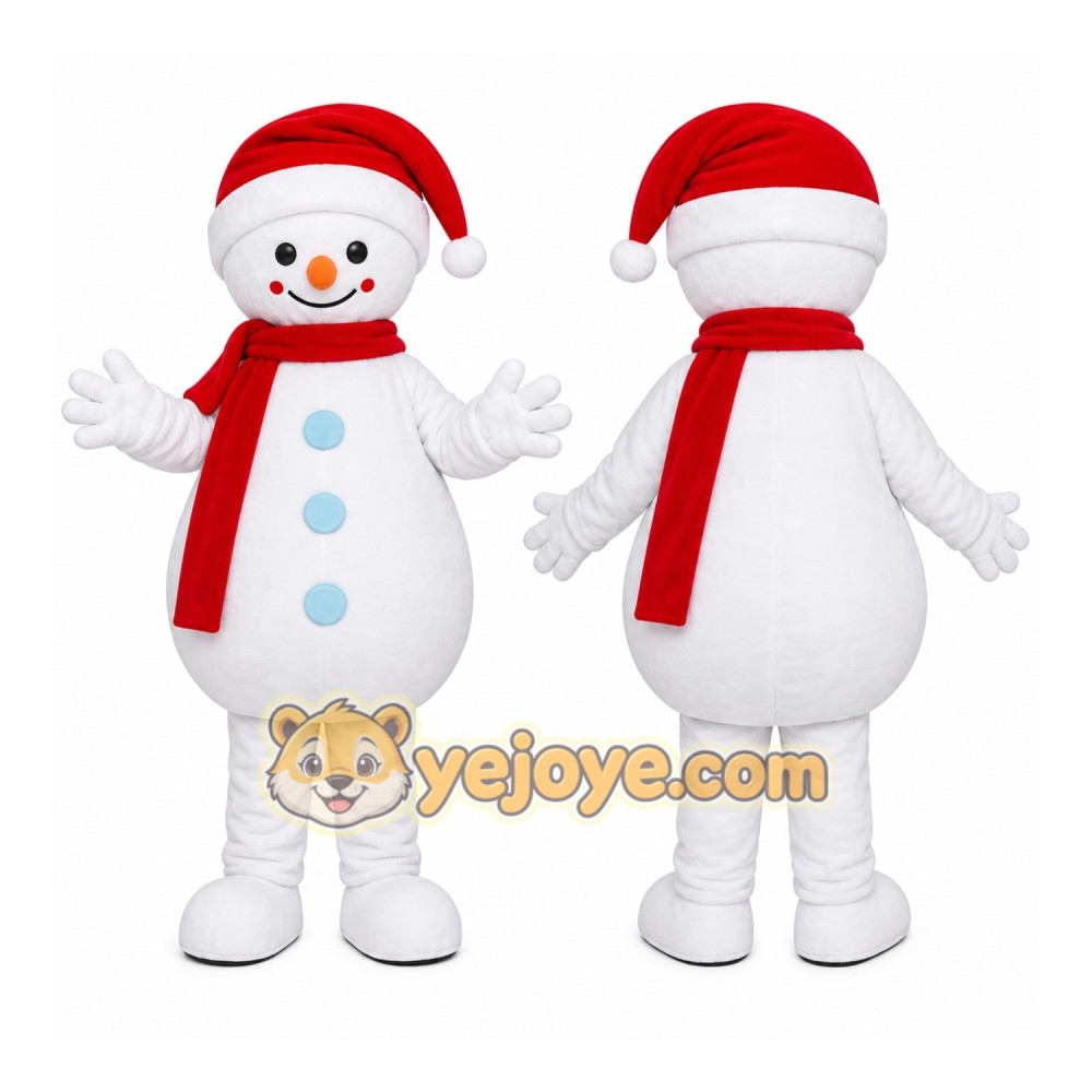 Snowman Pair Mascot Costume