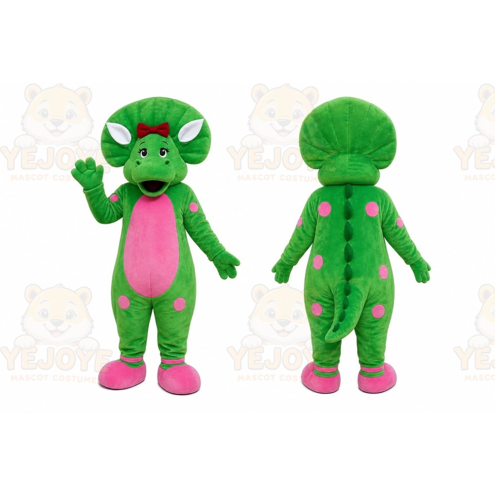 Green Dragon Mascot Costume