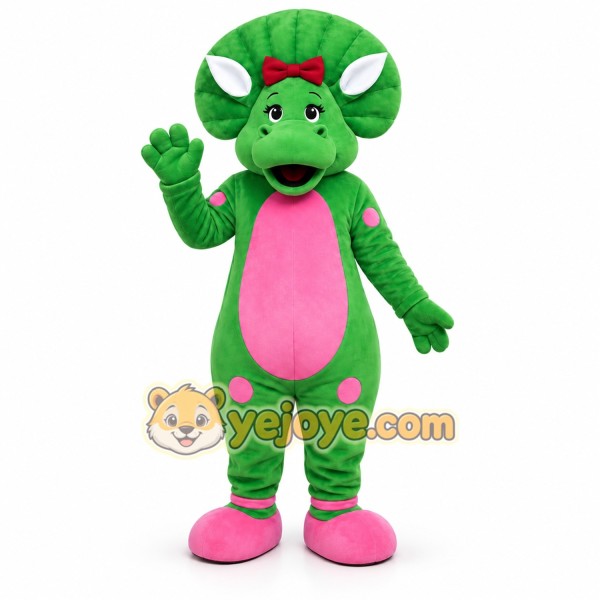 Green Dragon Mascot Costume