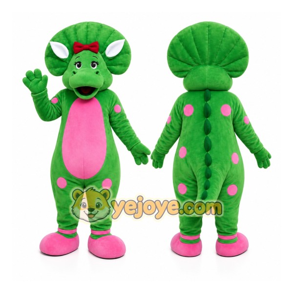 Green Dragon Mascot Costume