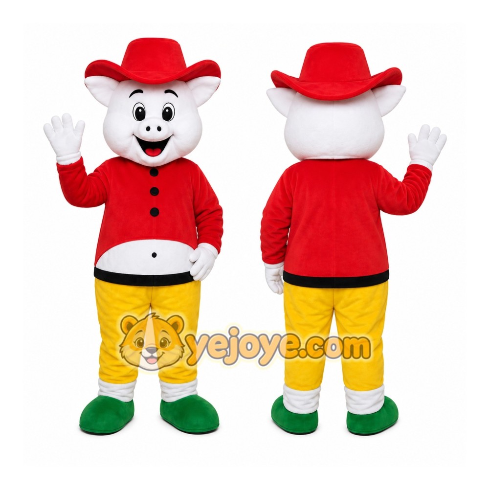 Christmas Cowboy Pair Mascot Costume Christmas Cowboy Pair Mascot Costume