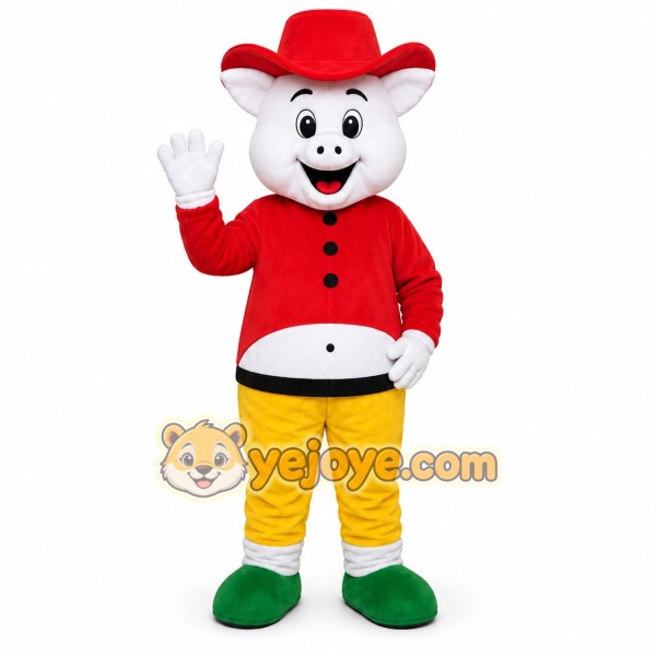 Christmas Cowboy Pair Mascot Costume
