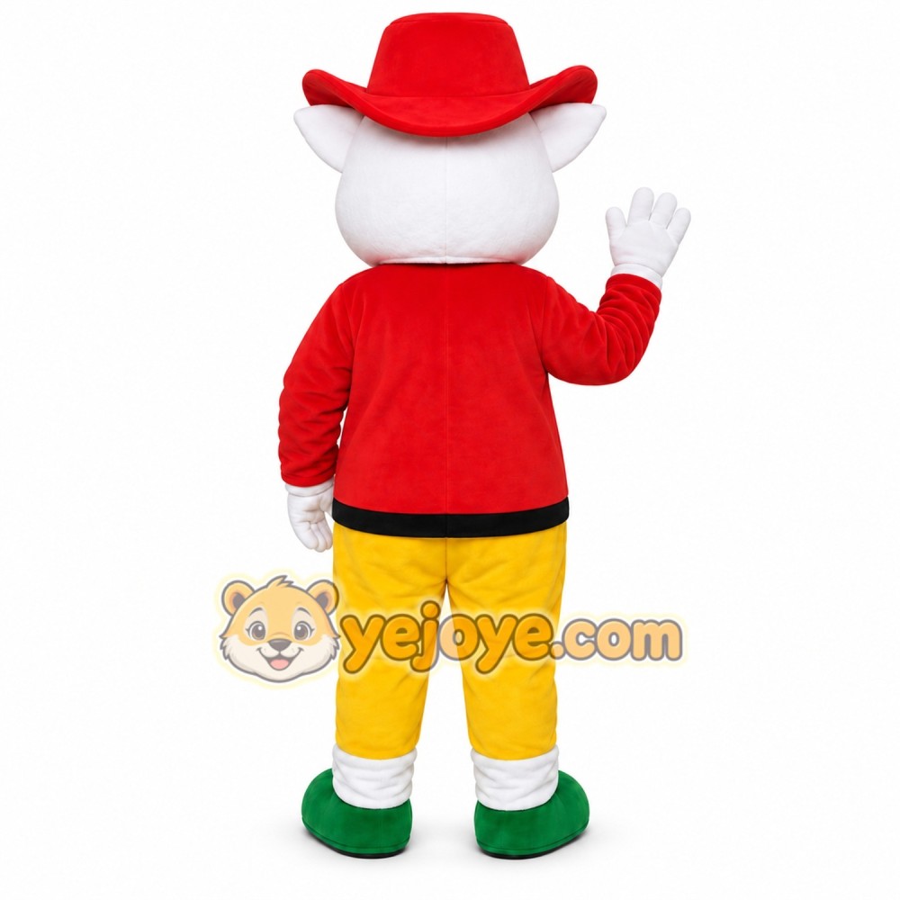 Christmas Cowboy Pair Mascot Costume Christmas Cowboy Pair Mascot Costume