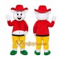 Christmas Cowboy Pair Mascot Costume