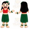 Hula Girl Mascot Costume