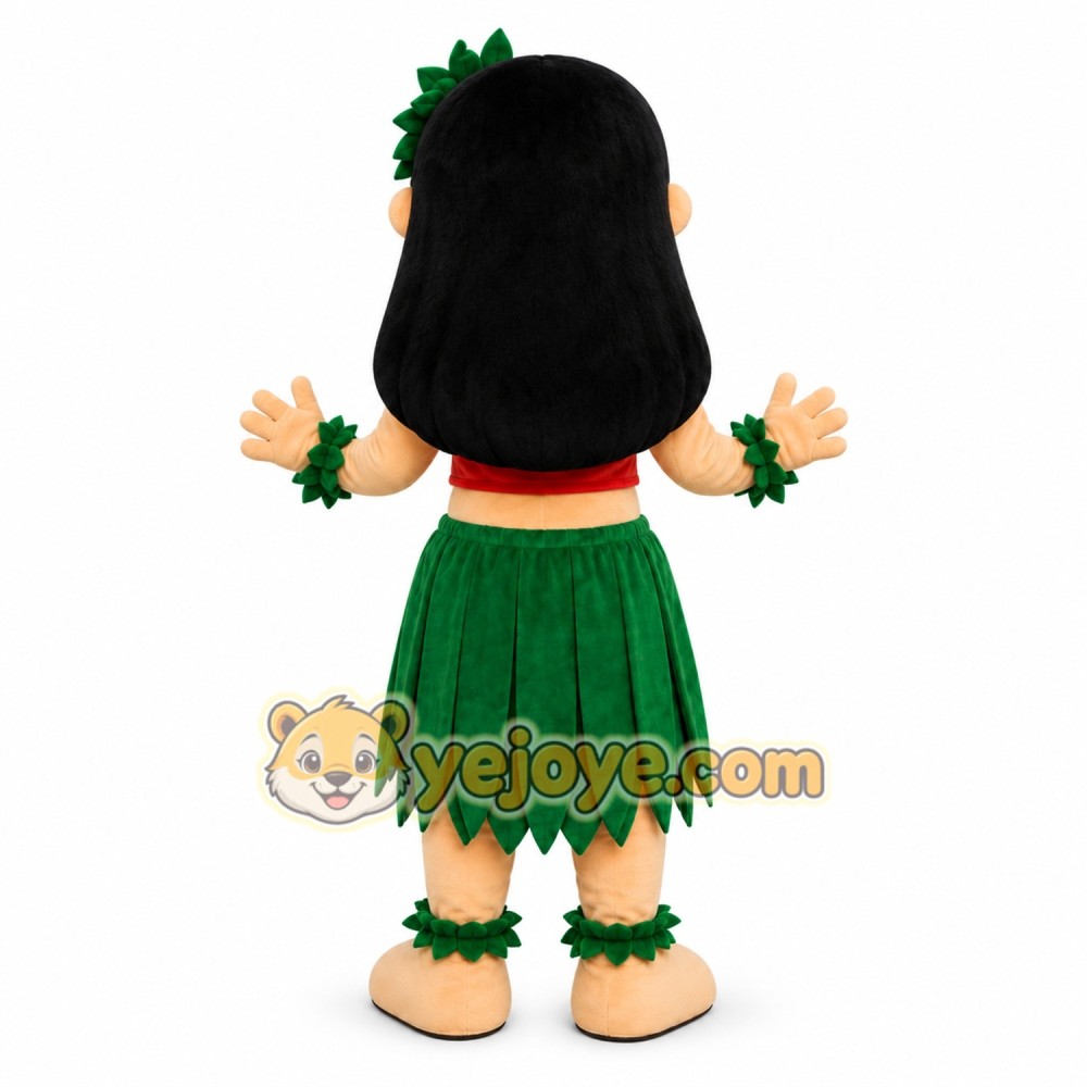 Hula Girl Mascot Costume Hula Girl Mascot Costume