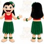Hula Girl Mascot Costume