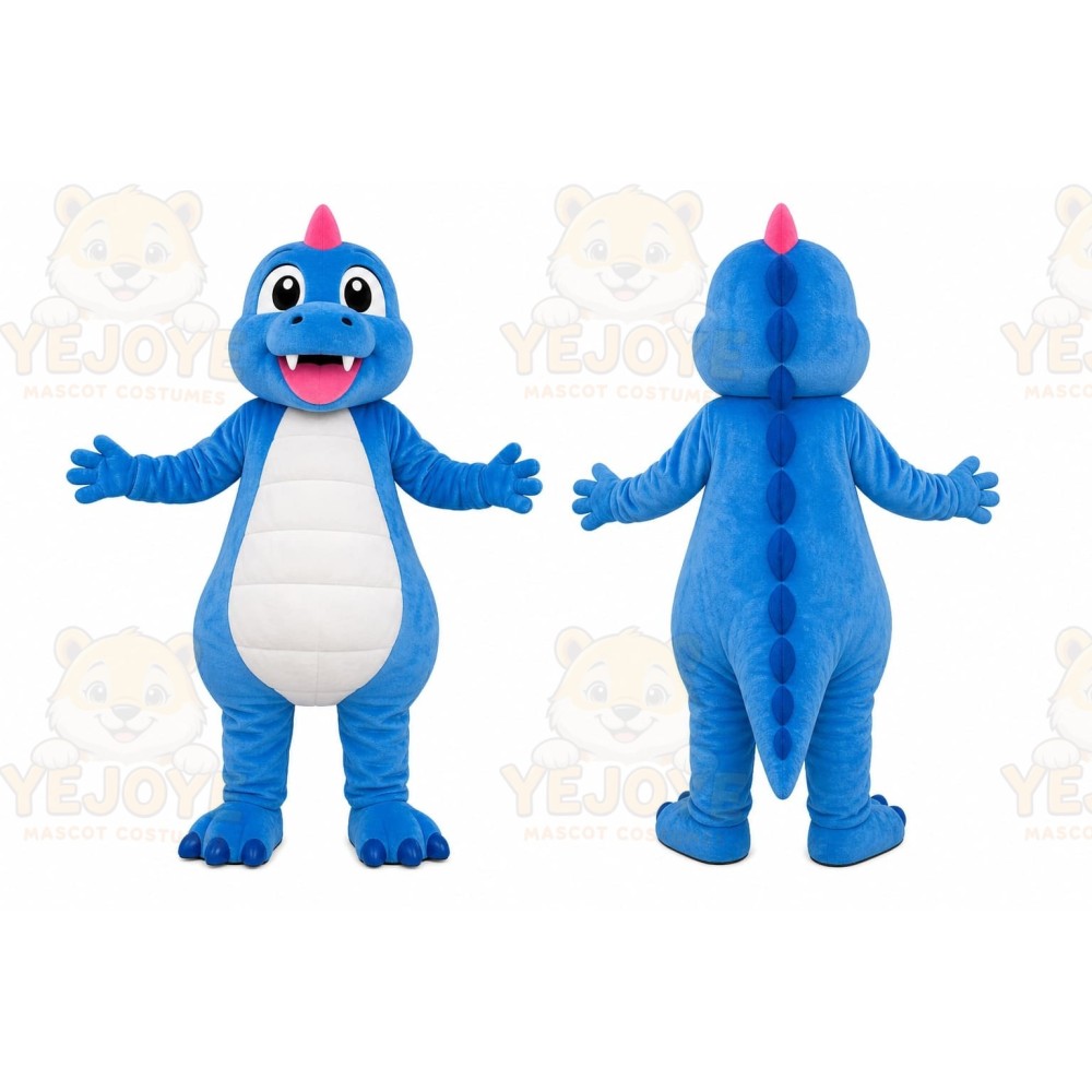 Blue Dragon Mascot Costume