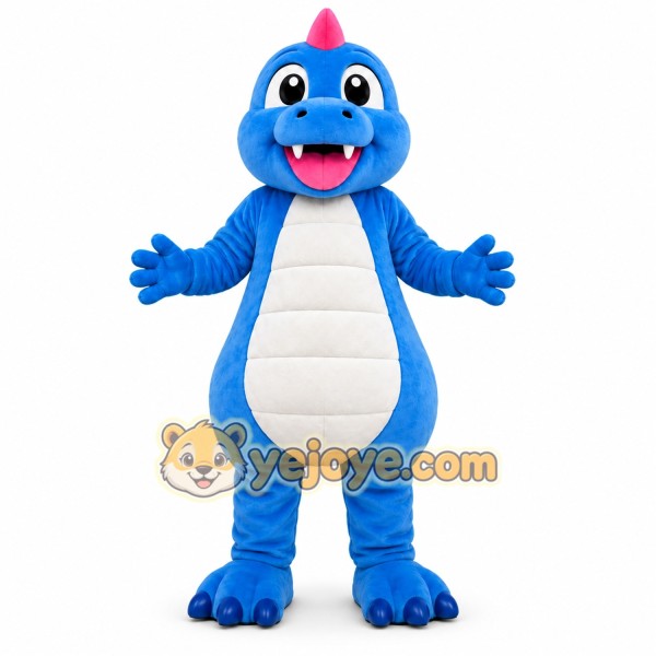 Blue Dragon Mascot Costume