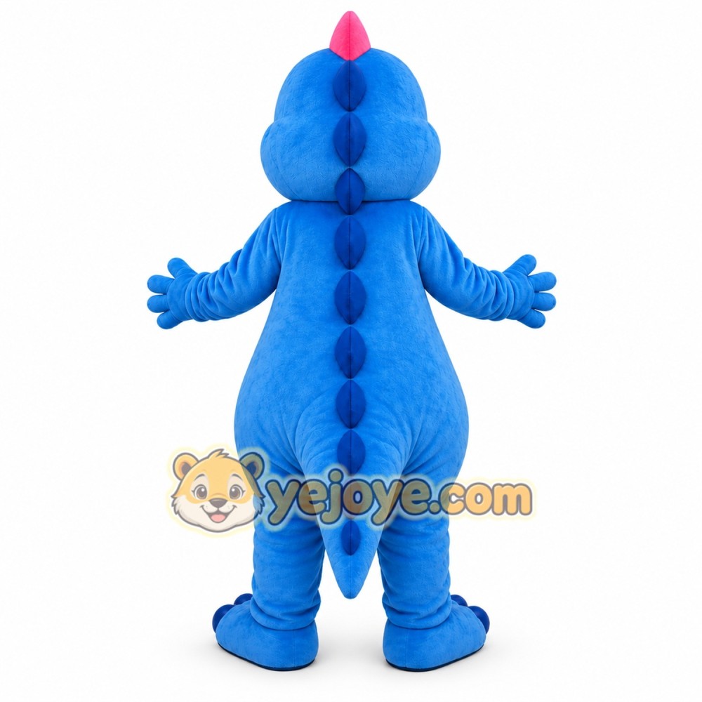 Blue Dragon Mascot Costume Blue Dragon Mascot Costume