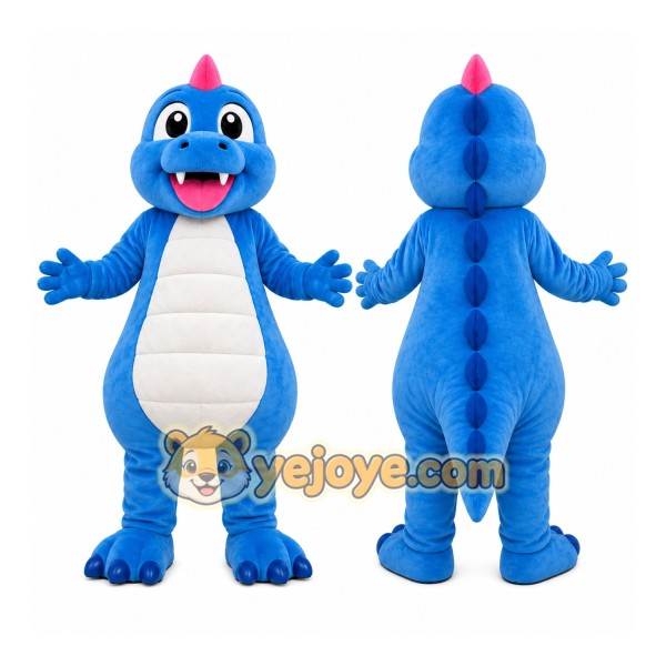 Blue Dragon Mascot Costume