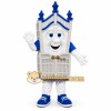 Castle Building Mascot Costume Castle Building Mascot Costume