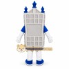 Castle Building Mascot Costume Castle Building Mascot Costume