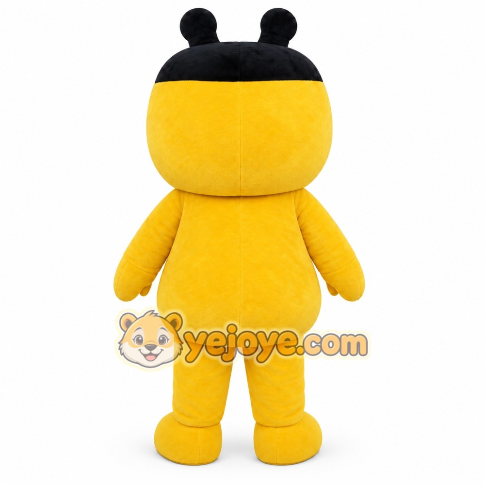Yellow Bear Mascot Costume Yellow Bear Mascot Costume