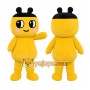 Yellow Bear Mascot Costume