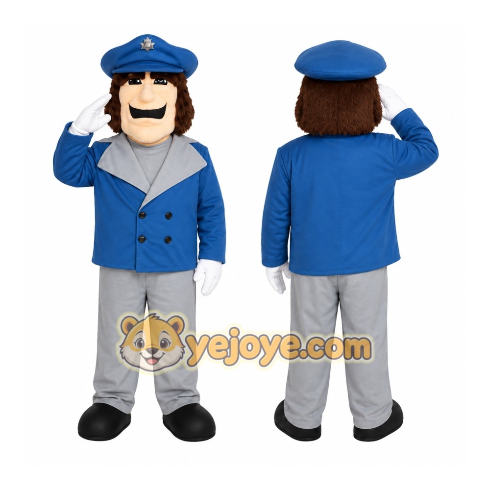 Police Officer Mascot Costume Police Officer Mascot Costume