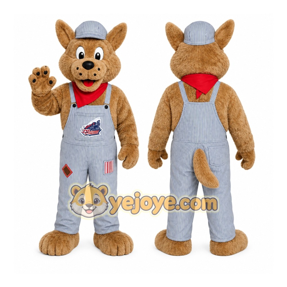 Farmer Dog Mascot Costume