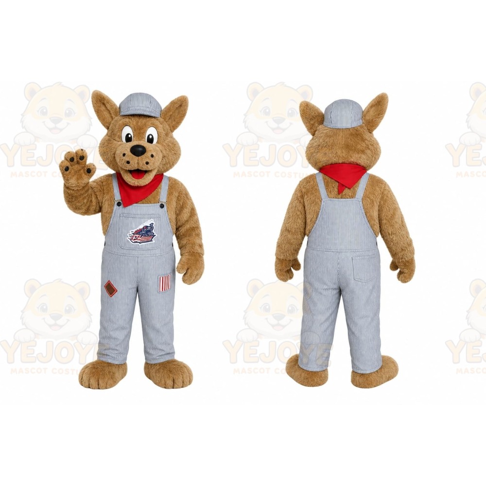 Farmer Dog Mascot Costume