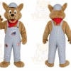 Farmer Dog Mascot Costume