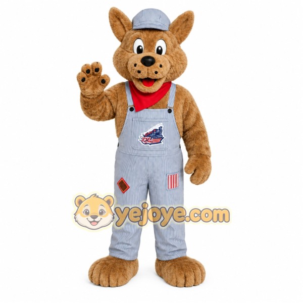 Farmer Dog Mascot Costume