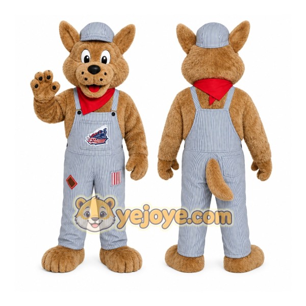 Farmer Dog Mascot Costume