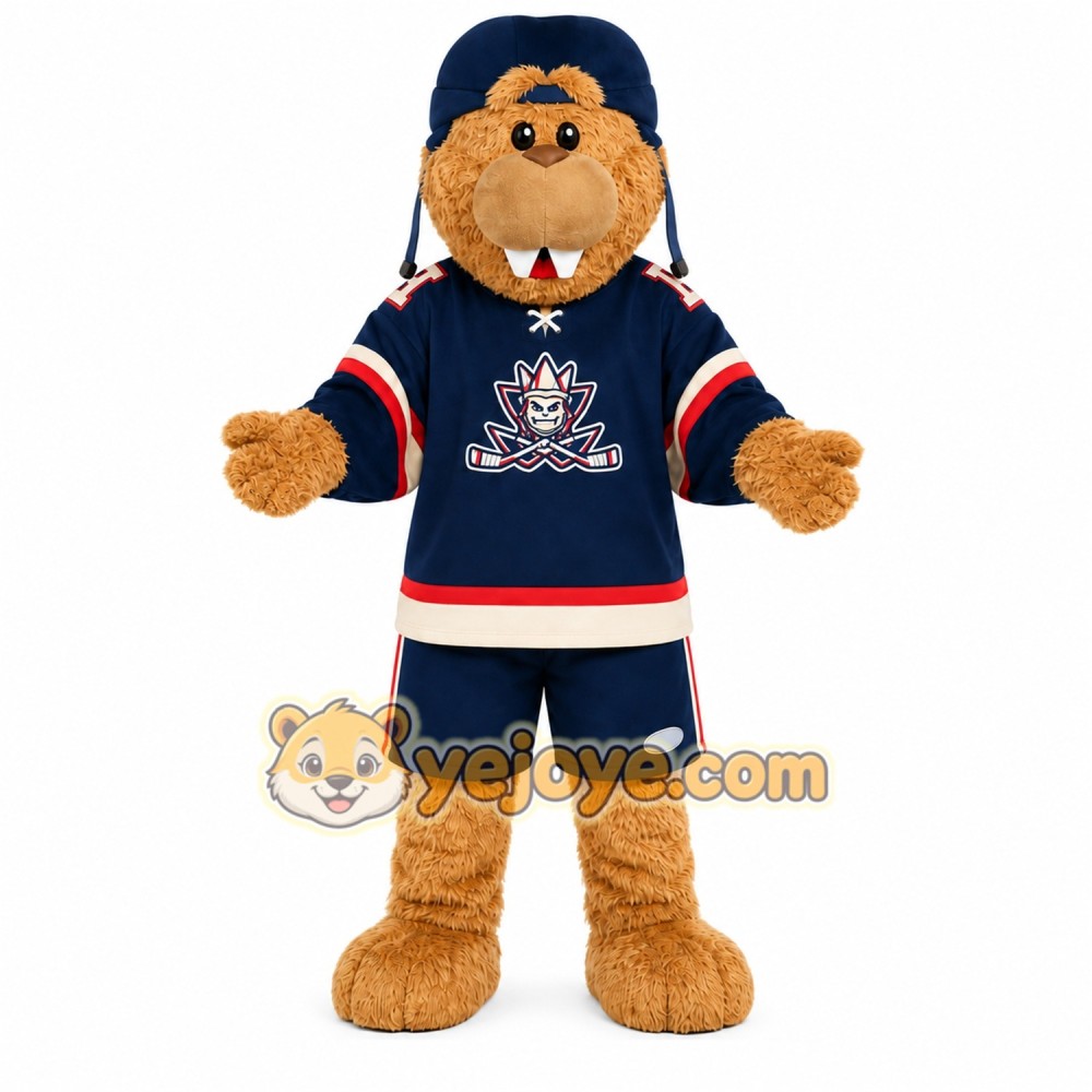 Football Bear Mascot Costume