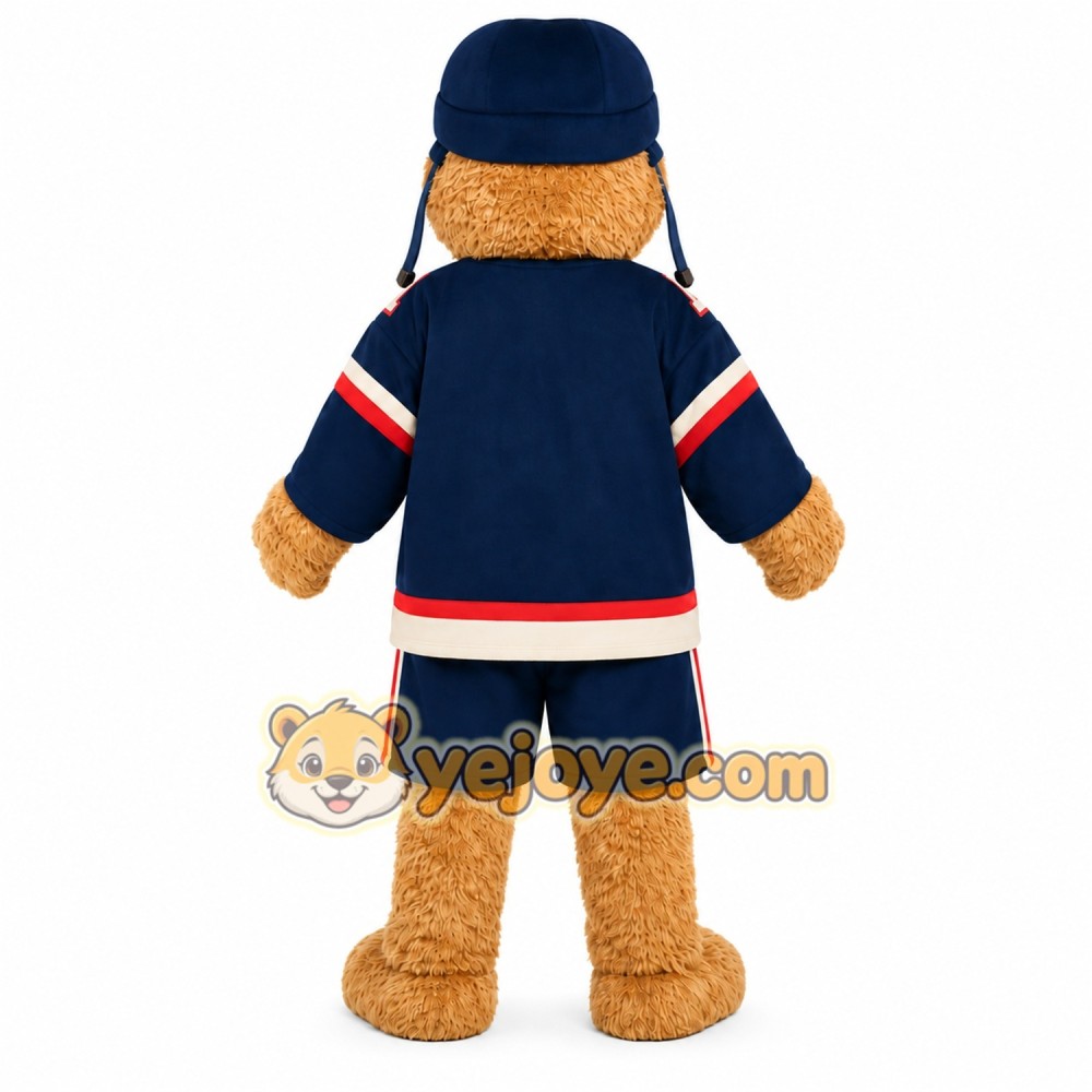 Football Bear Mascot Costume
