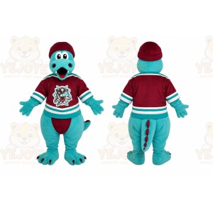 Hockey Lizard Mascot Costume