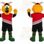 Christmas Reindeer Mascot Costume