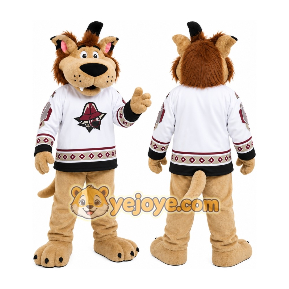 Sports Coyote Mascot Costume Sports Coyote Mascot Costume