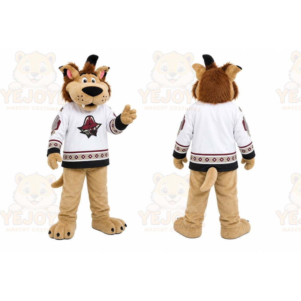 Sports Coyote Mascot Costume