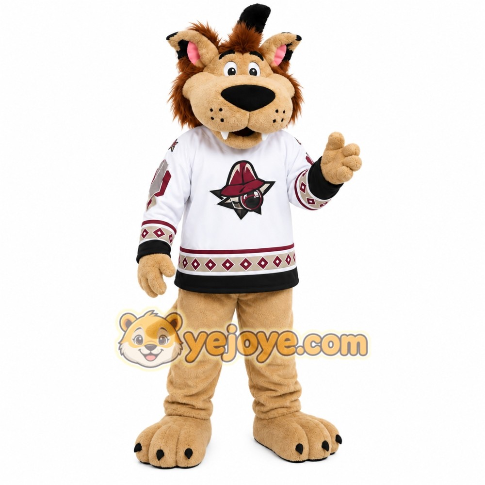 Sports Coyote Mascot Costume Sports Coyote Mascot Costume
