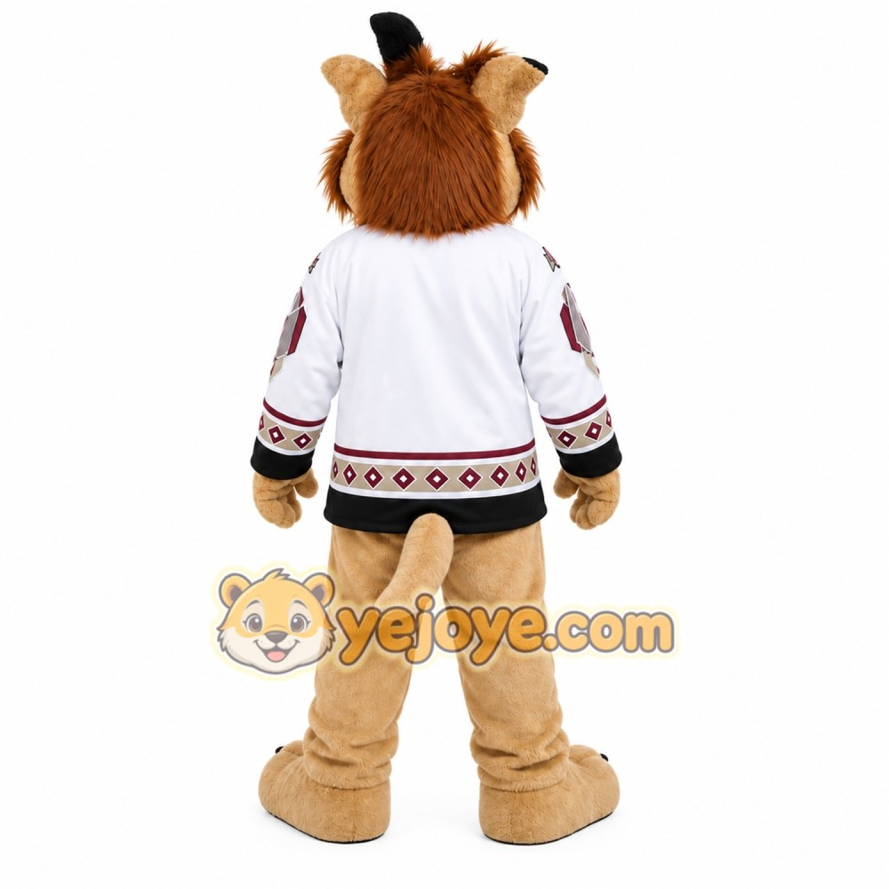 Sports Coyote Mascot Costume Sports Coyote Mascot Costume