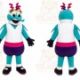 Blue Bug Cheerleader Mascot Costume